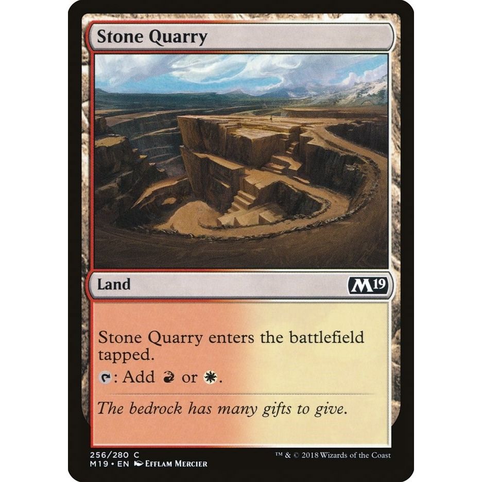 Image for Stone Quarry (256) (M19) - Magic: The Gathering