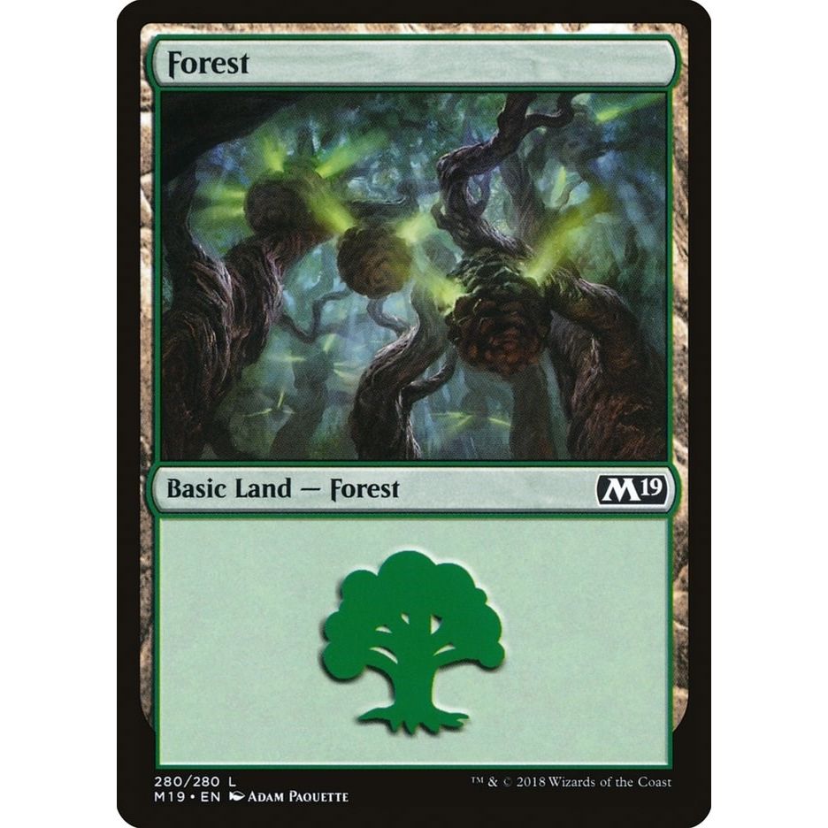 Image for Forest (280) (280) (M19) - Magic: The Gathering