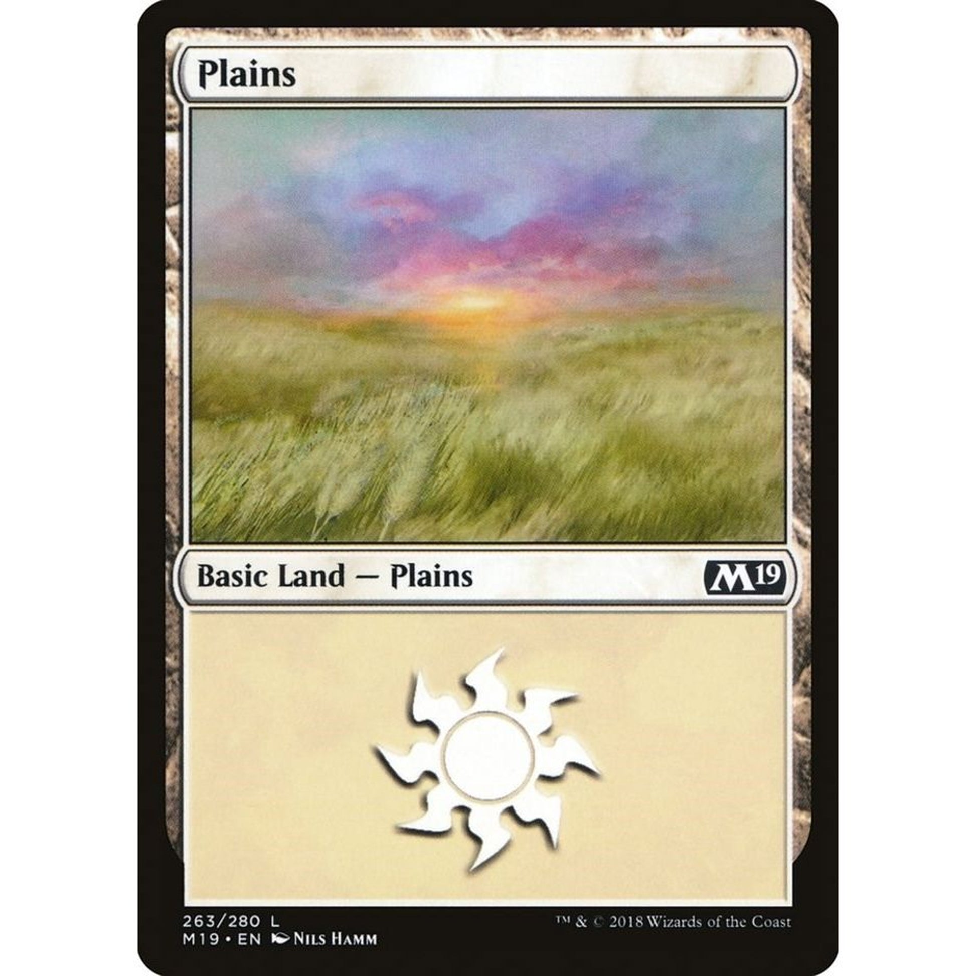 Image for Plains (263) (263) (M19) - Magic: The Gathering