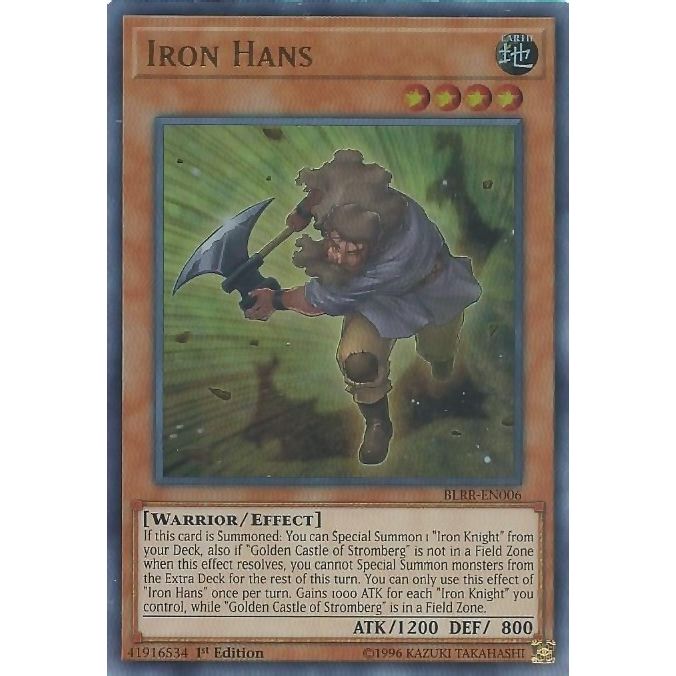 Image for Iron Hans (BLRR-EN006) (BLRR) - YuGiOh