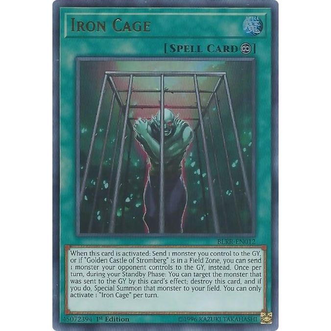 Image for Iron Cage (BLRR-EN012) (BLRR) - YuGiOh