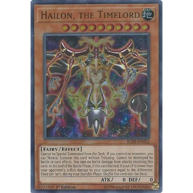 Image for Hailon, the Timelord (BLRR-EN022) (BLRR) - YuGiOh
