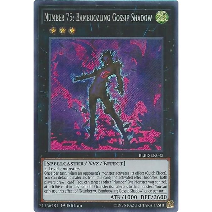 Image for Number 75: Bamboozling Gossip Shadow (BLRR-EN032) (BLRR) - YuGiOh