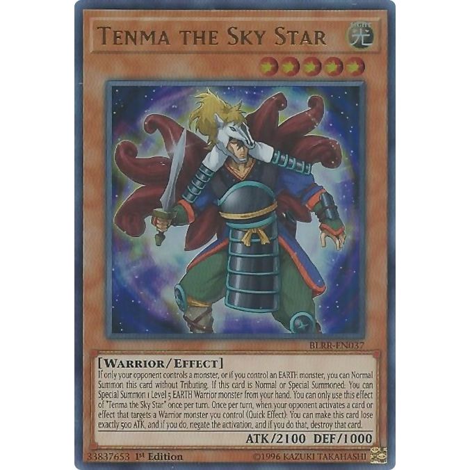 Image for Tenma the Sky Star (BLRR-EN037) (BLRR) - YuGiOh