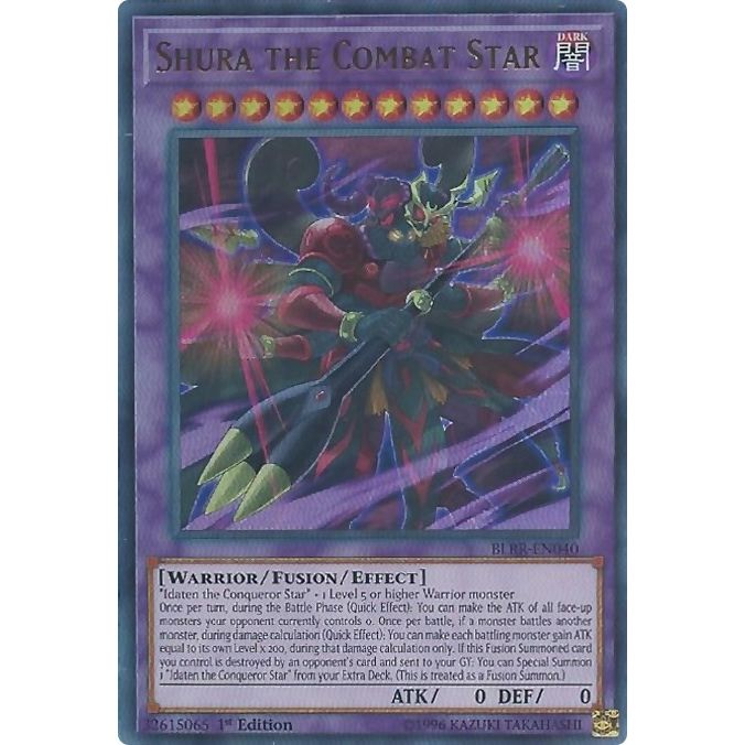 Image for Shura the Combat Star (BLRR-EN040) (BLRR) - YuGiOh