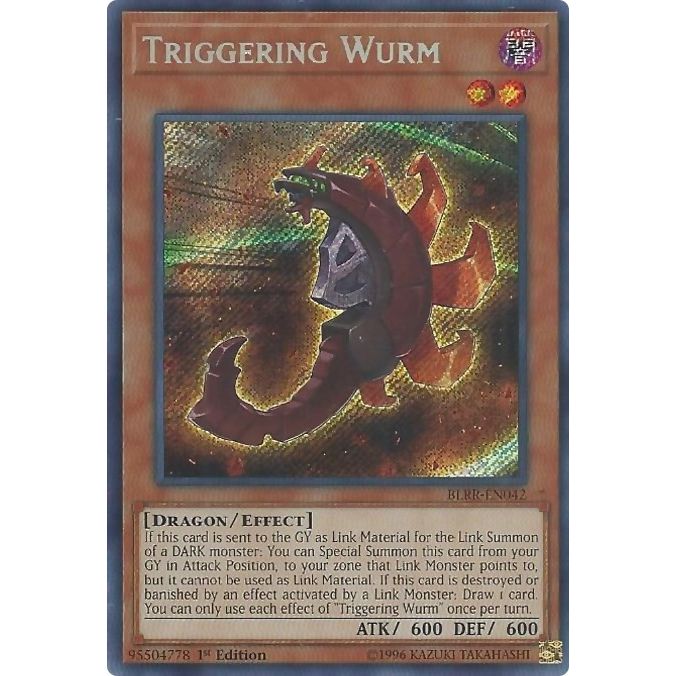 Image for Triggering Wurm (BLRR-EN042) (BLRR) - YuGiOh