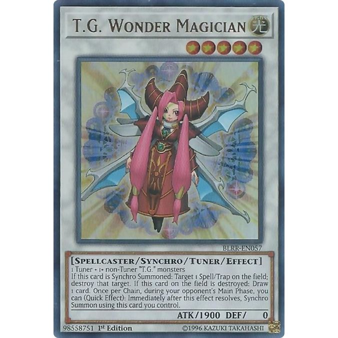 Image for T.G. Wonder Magician (BLRR-EN057) (BLRR) - YuGiOh