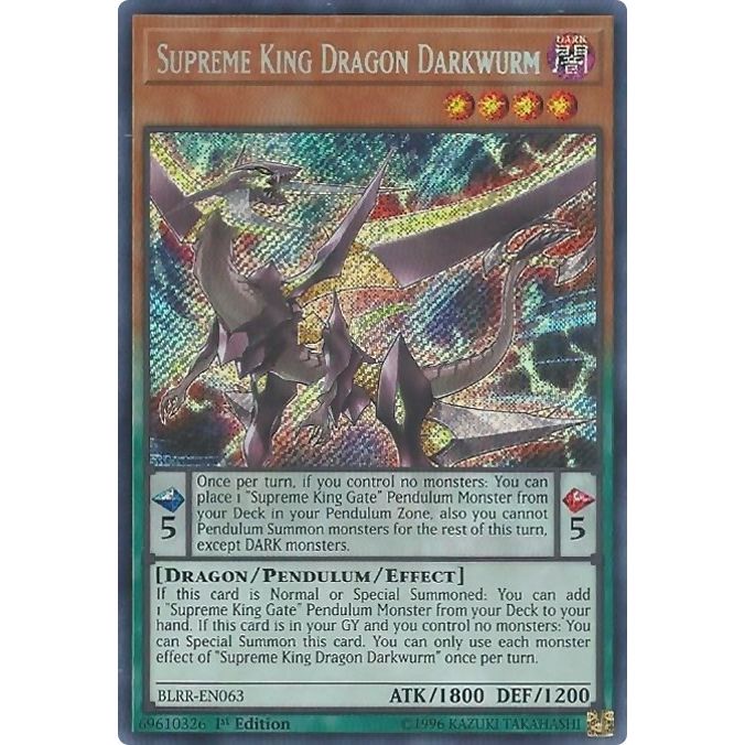 Image for Supreme King Dragon Darkwurm (BLRR-EN063) (BLRR) - YuGiOh