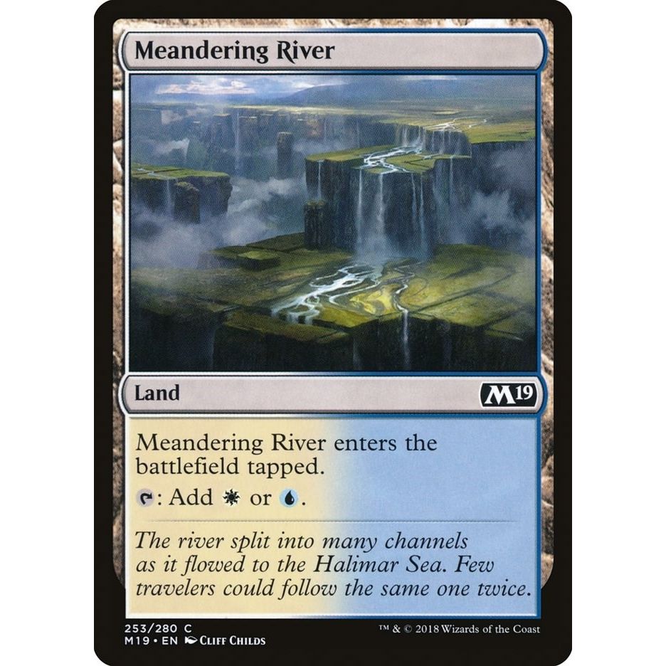 Image for Meandering River (253) (M19) - Magic: The Gathering