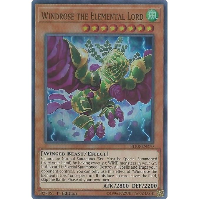 Image for Windrose the Elemental Lord (BLRR-EN070) (BLRR) - YuGiOh