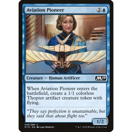 Image for Aviation Pioneer (46) (M19) - Magic: The Gathering