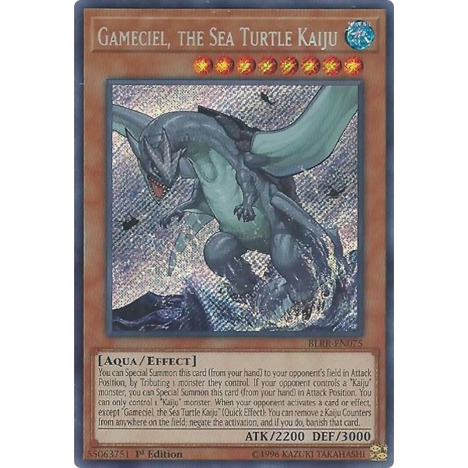 Image for Gameciel, the Sea Turtle Kaiju (BLRR-EN075) (BLRR) - YuGiOh