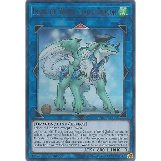 Image for Imduk the World Chalice Dragon (BLRR-EN086) (BLRR) - YuGiOh