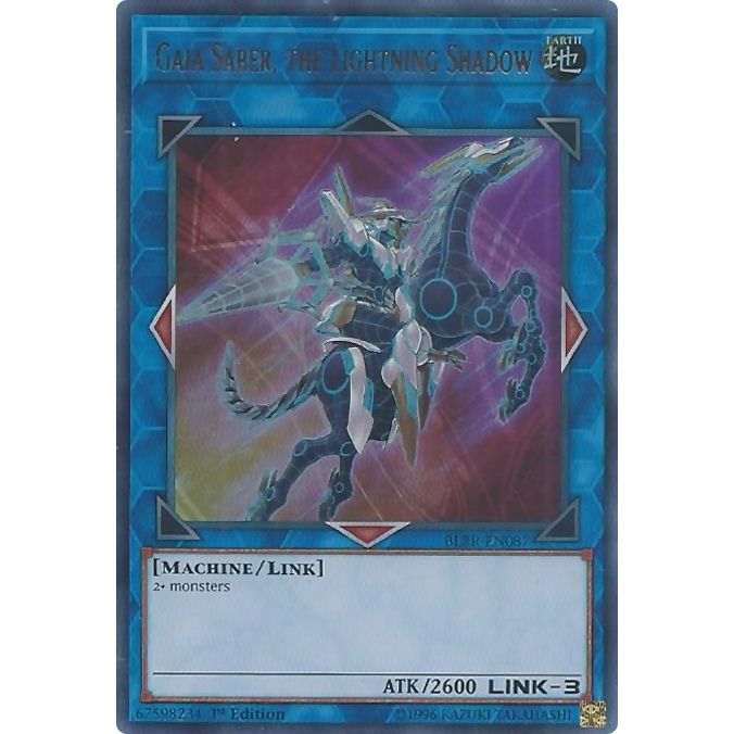 Image for Gaia Saber, the Lightning Shadow (BLRR-EN087) (BLRR) - YuGiOh