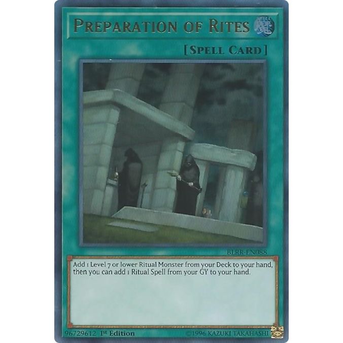 Image for Preparation of Rites (BLRR-EN088) (BLRR) - YuGiOh
