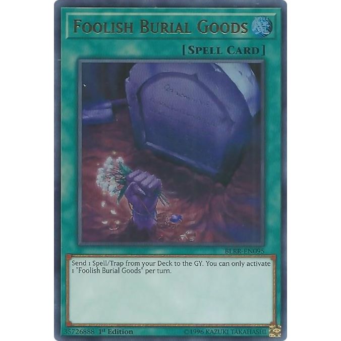 Image for Foolish Burial Goods (BLRR-EN095) (BLRR) - YuGiOh