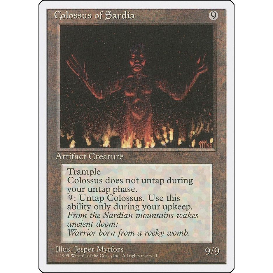 Image for Colossus of Sardia (4ED) - Magic: The Gathering