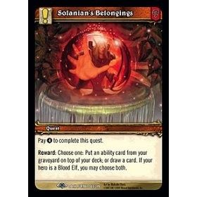 Image for Solanian's Belongings - WoW