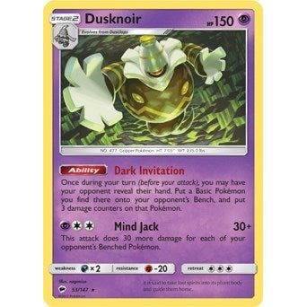 Image for Dusknoir - 53/147 (SM Burning Shadows) (053/147) (PR) - Pokemon