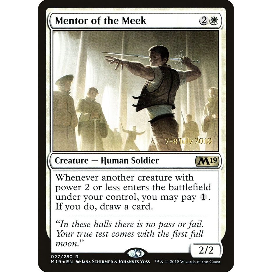 Image for Mentor of the Meek (27) (PRE) - Magic: The Gathering