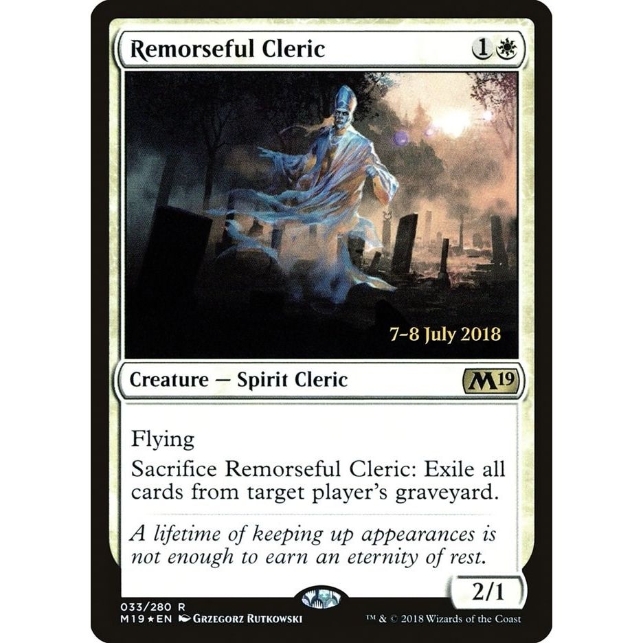 Image for Remorseful Cleric (33) (PRE) - Magic: The Gathering