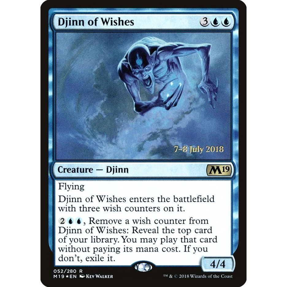 Image for Djinn of Wishes (52) (PRE) - Magic: The Gathering
