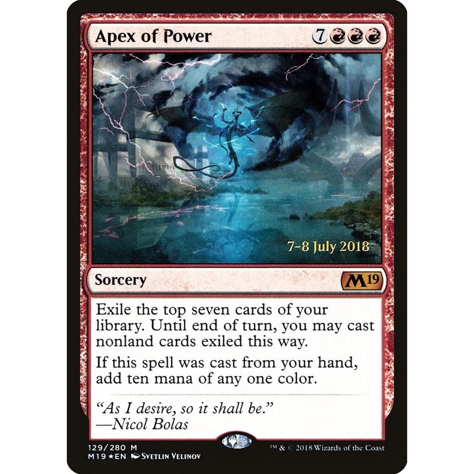 Image for Apex of Power (129) (PRE) - Magic: The Gathering