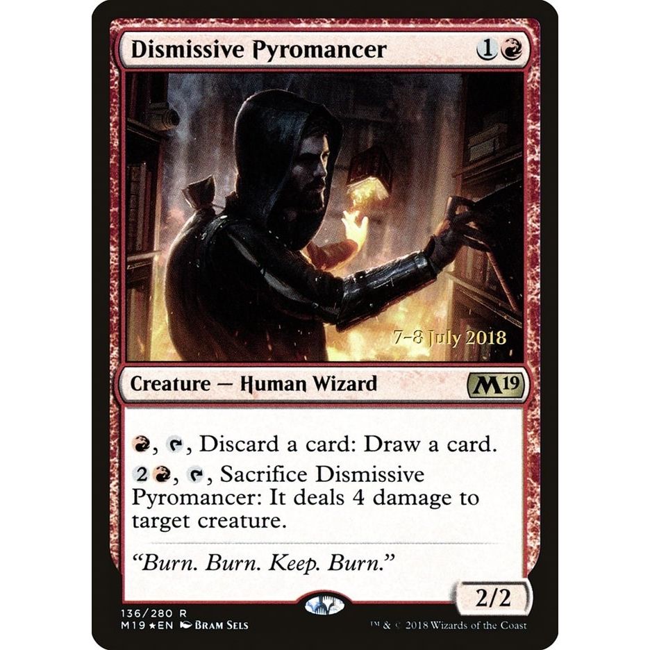 Image for Dismissive Pyromancer (136) (PRE) - Magic: The Gathering