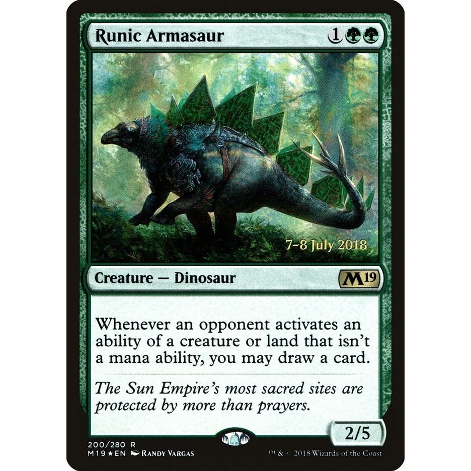 Image for Runic Armasaur (200) (PRE) - Magic: The Gathering