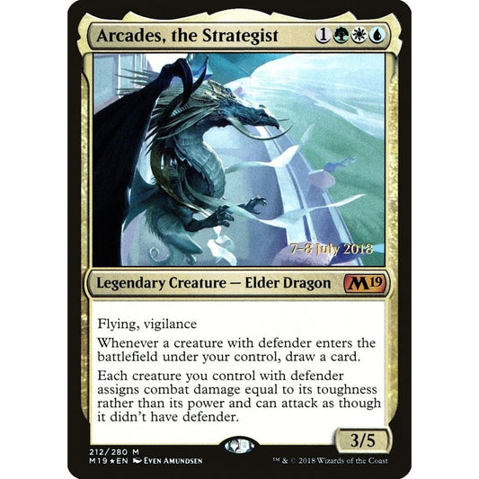 Image for Arcades, the Strategist (212) (PRE) - Magic: The Gathering