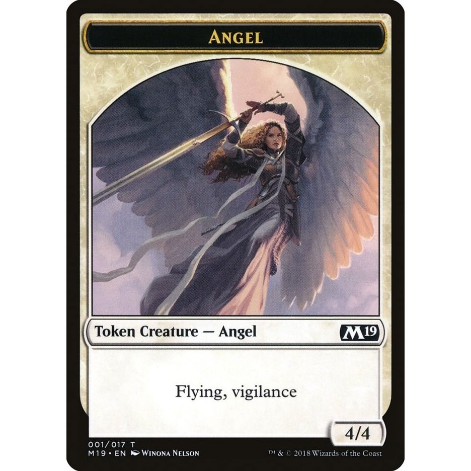 Image for Angel Token (1) (M19) - Magic: The Gathering