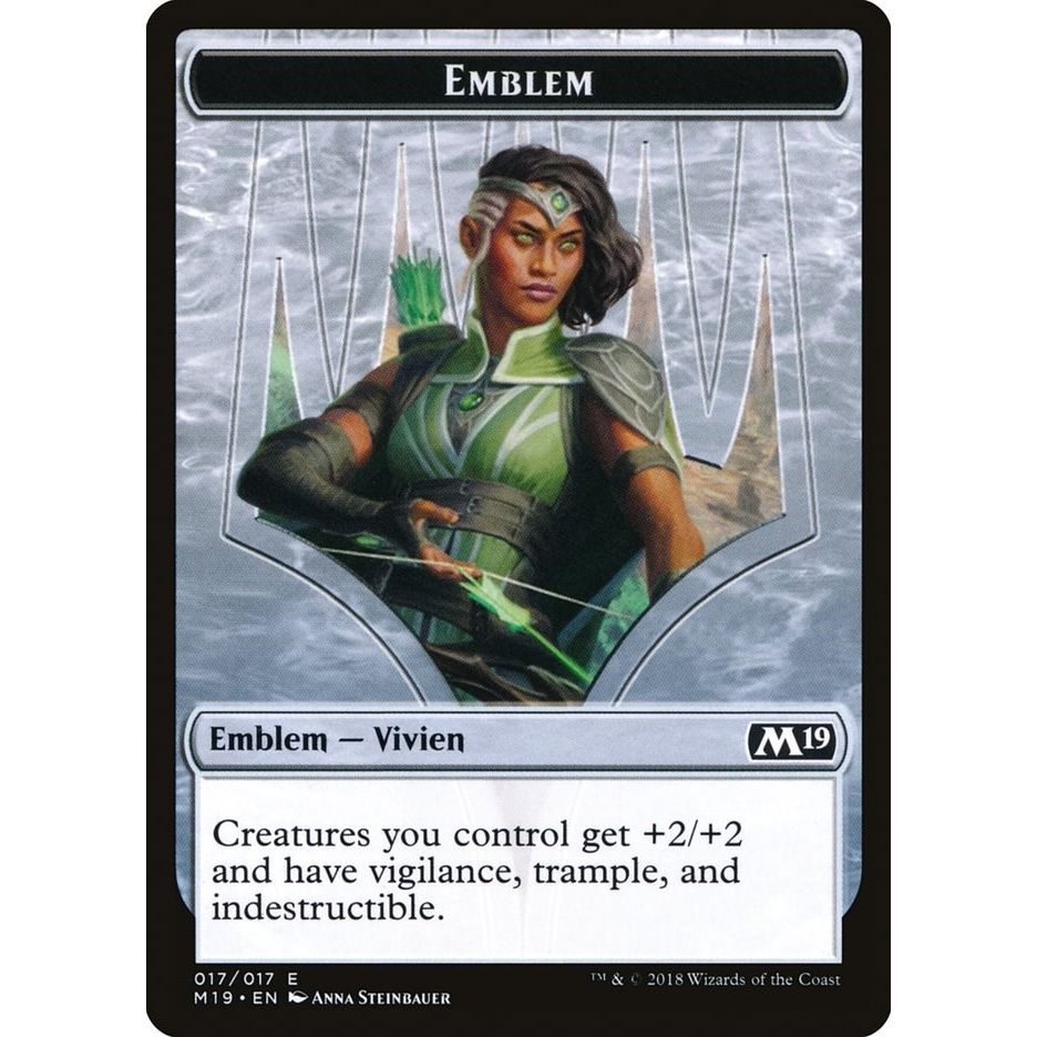 Image for Emblem - Vivien Reid (17) (M19) - Magic: The Gathering