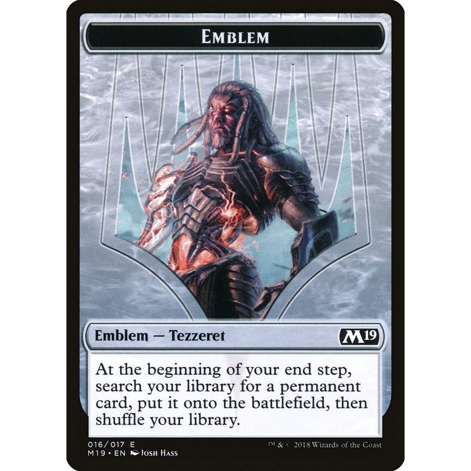 Image for Emblem - Tezzeret, Artifice Master (16) (M19) - Magic: The Gathering