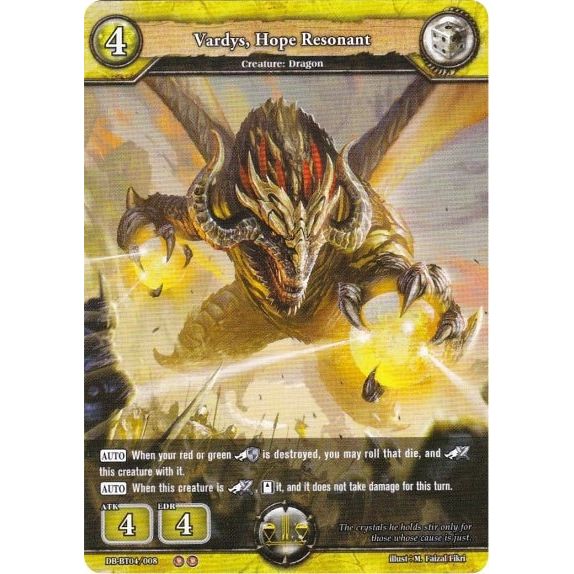 Image for Vardys, Hope Resonant (DB-BT04/008) (BP04) - Dragoborne