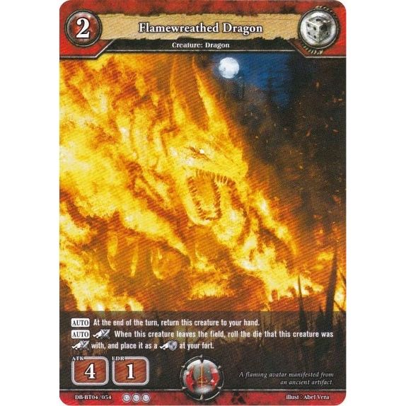Image for Flamewreathed Dragon (DB-BT04/054) (BP04) - Dragoborne
