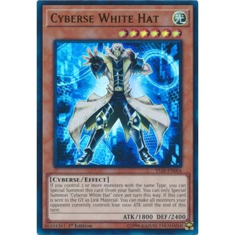 Image for Cyberse White Hat (YS18-EN004) (YS18) - YuGiOh