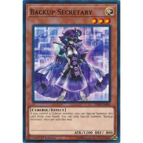 Image for Backup Secretary (YS18-EN008) (YS18) - YuGiOh