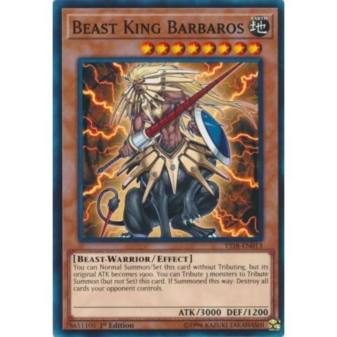 Image for Beast King Barbaros (YS18-EN013) (YS18) - YuGiOh