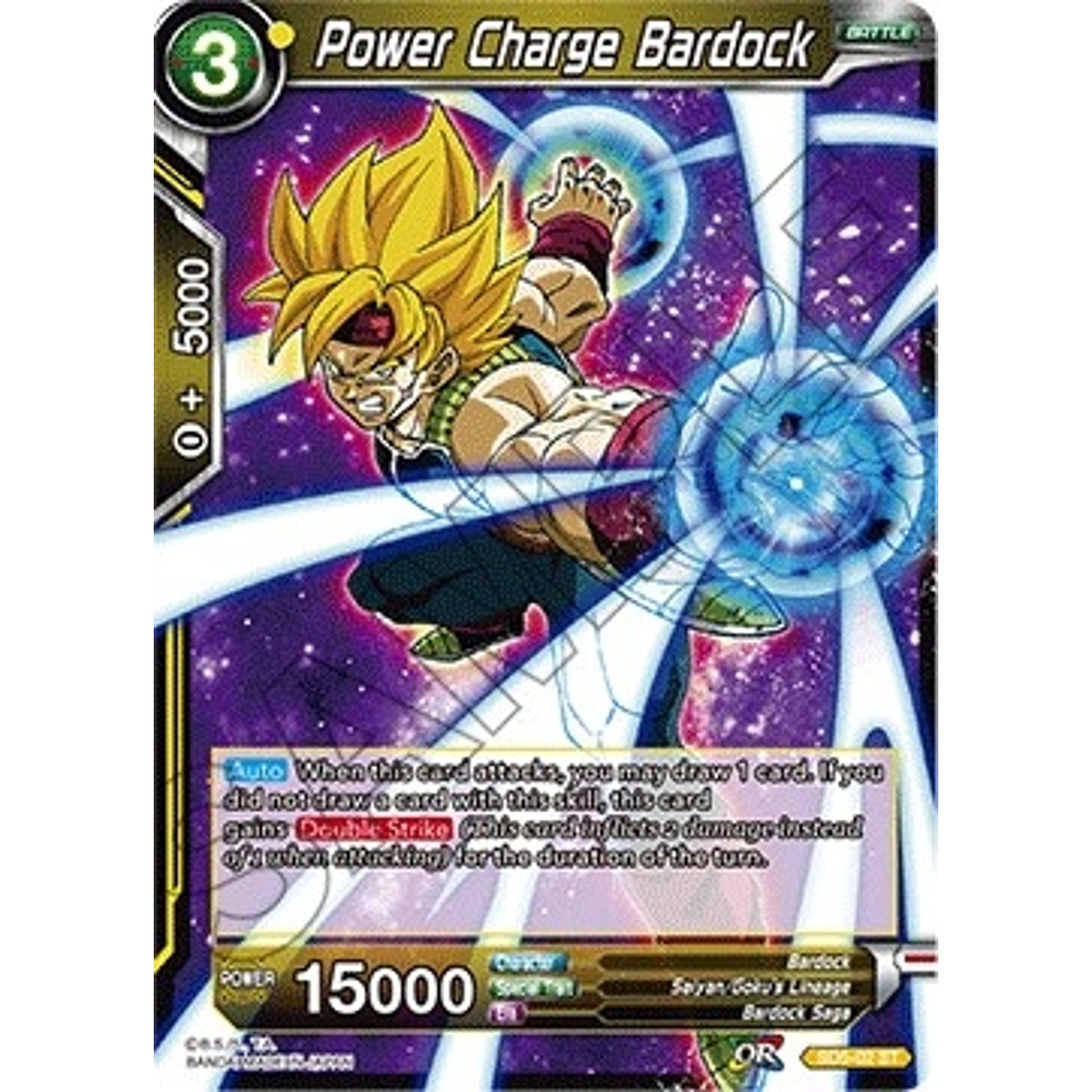 Image for Power Charge Bardock (SD5-02) (DBS-B04) - Dragon Ball Super: Masters
