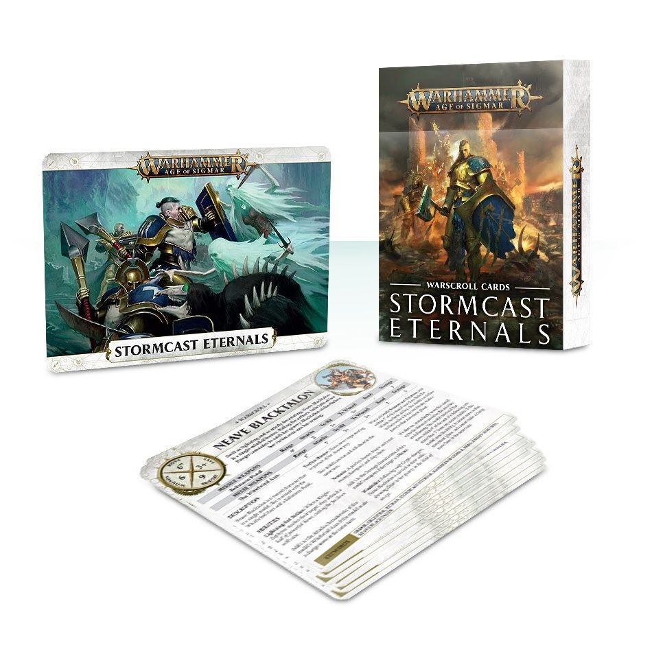 Image for Warhammer: Age of Sigmar - Warscroll Cards: Stormcast Eternals (96-05-60) - Warhammer Game Accessories