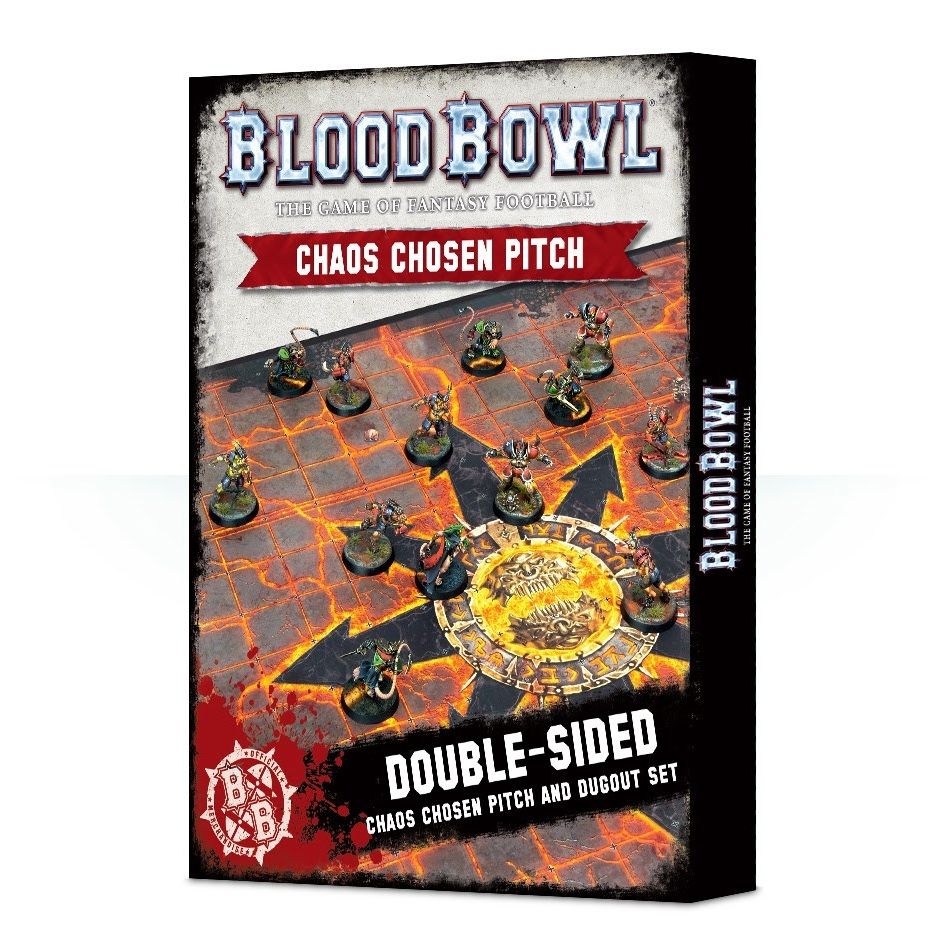 Image for Blood Bowl: Chaos Chosen Pitch & Dugouts - Warhammer Game Accessories