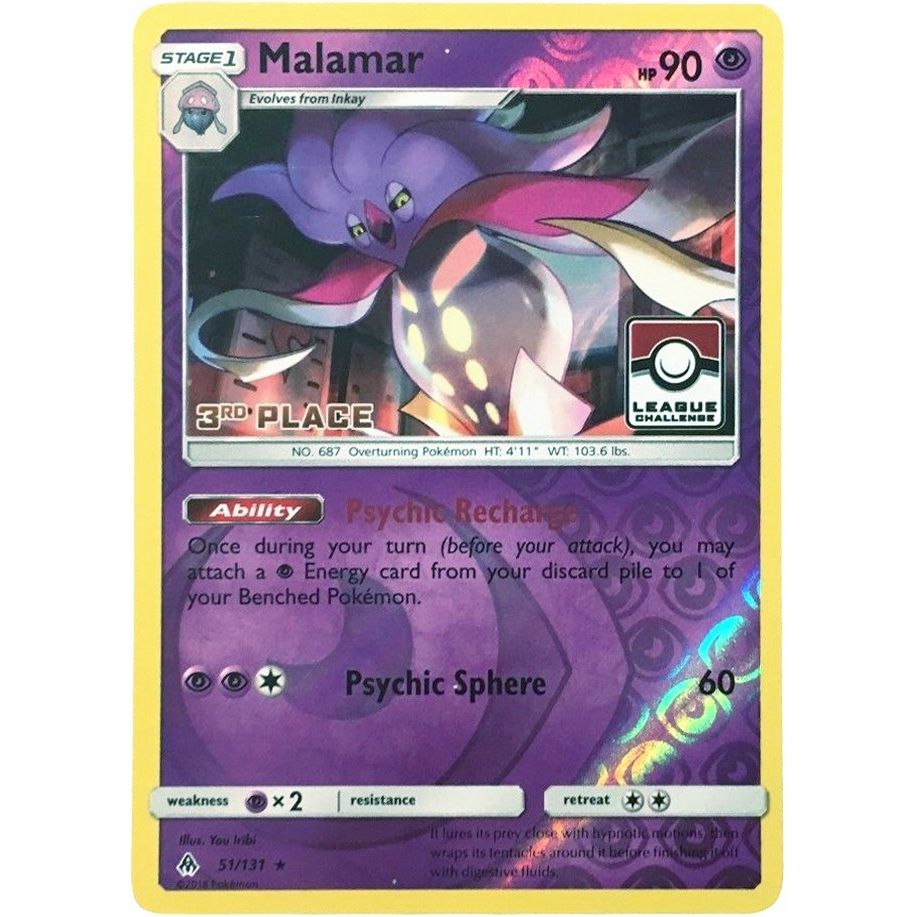 Image for Malamar - 51/131 (League Challenge) [3rd Place] (051/113) (PR) - Pokemon