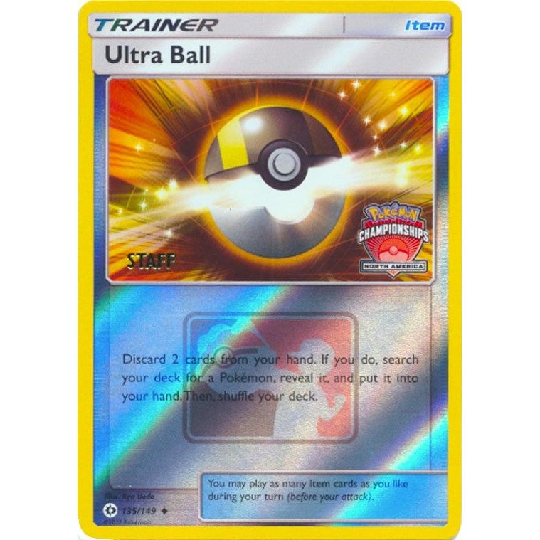 Image for Ultra Ball - 135/149 (North America Championships) [Staff] (135/149) (PR) - Pokemon