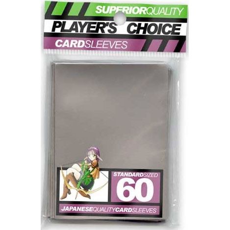 Image for Player's Choice Standard Card Sleeves - Silver (60-Pack) - Card Sleeves