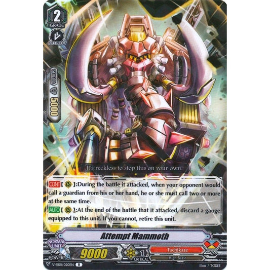 Image for Attempt Mammoth (V-EB01/020EN) (V-EB01) - Cardfight Vanguard