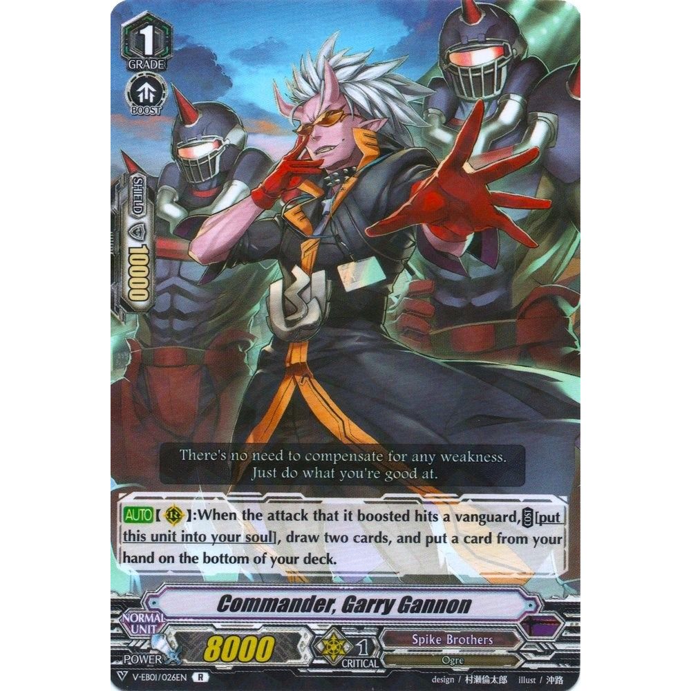 Image for Commander, Garry Gannon (V-EB01/026EN) (V-EB01) - Cardfight Vanguard