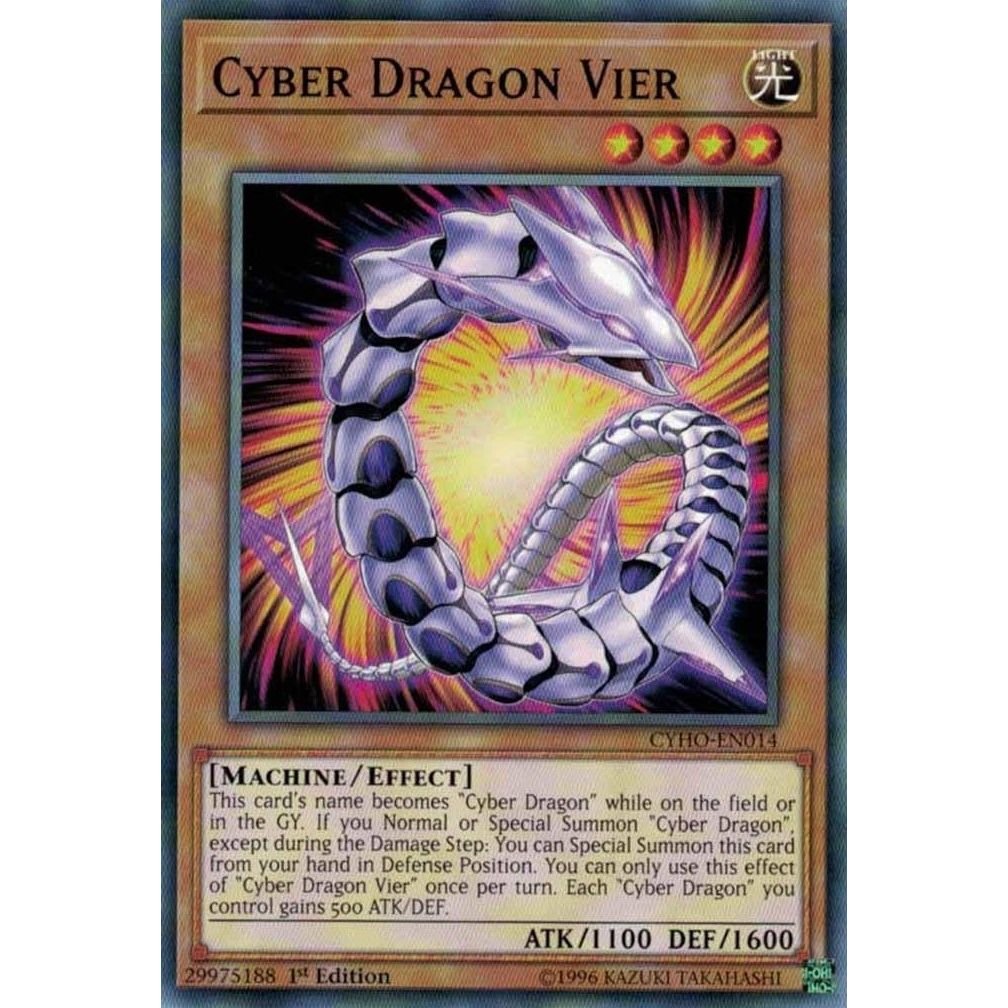 Image for Cyber Dragon Vier (CYHO-EN014) (CYHO) - YuGiOh