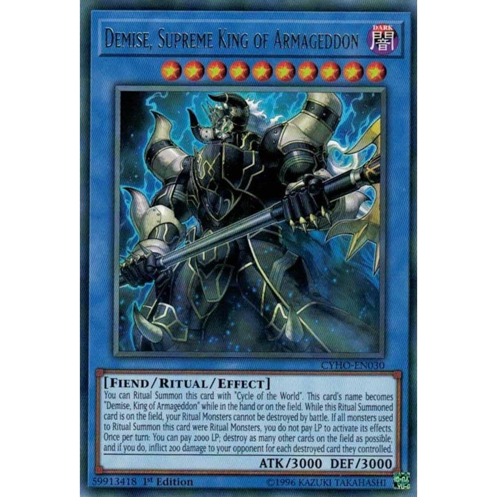 Image for Demise, Supreme King of Armageddon (CYHO-EN030) (CYHO) - YuGiOh