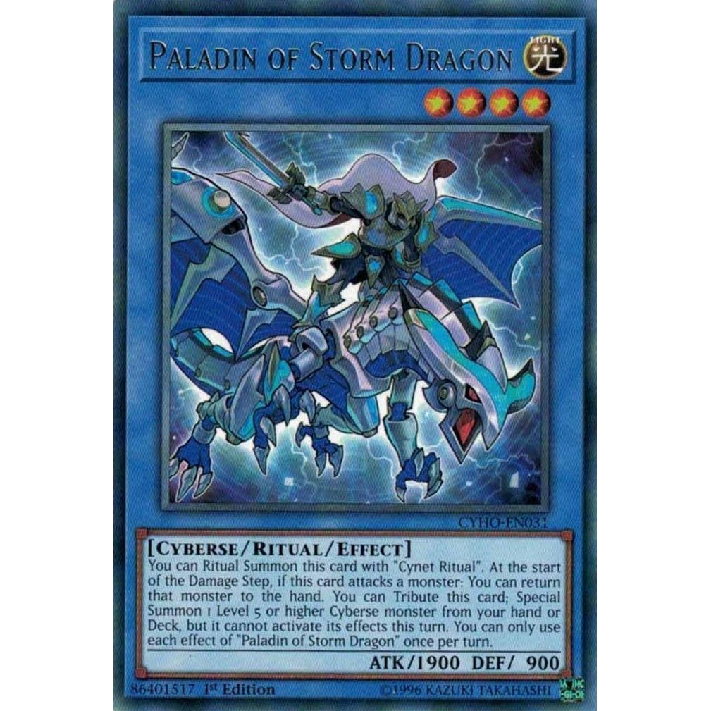 Image for Paladin of Storm Dragon (CYHO-EN031) (CYHO) - YuGiOh