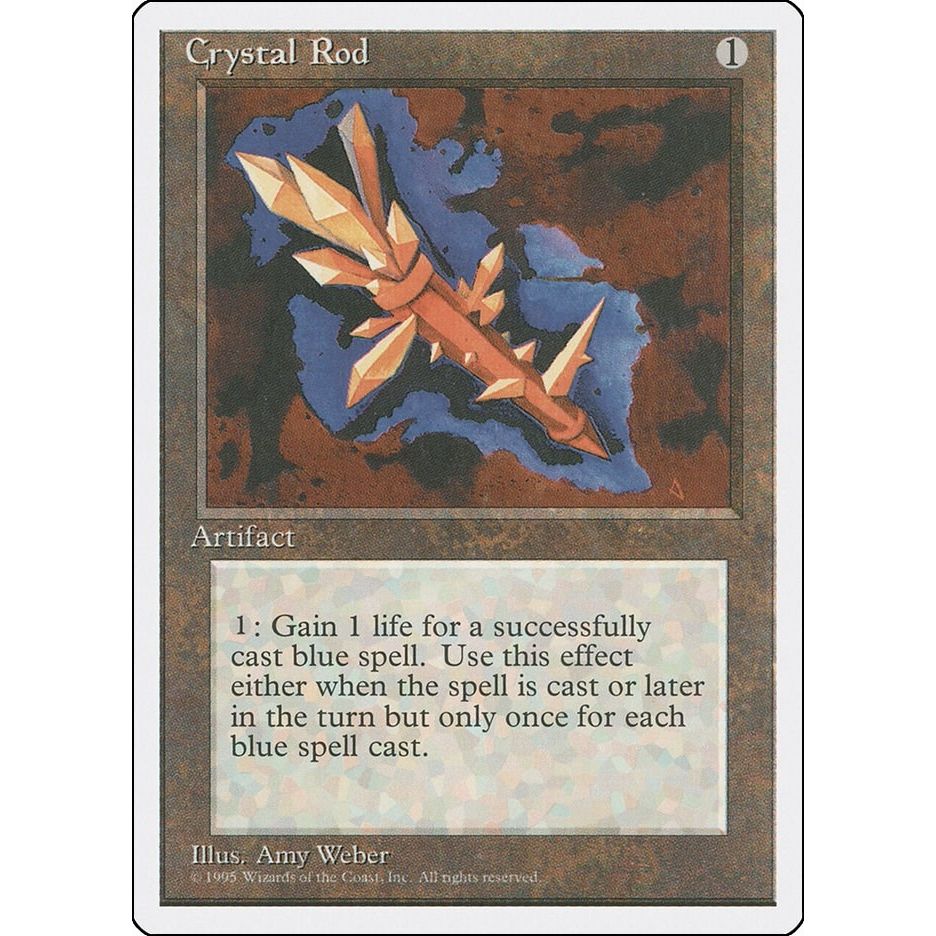 Image for Crystal Rod (4ED) - Magic: The Gathering